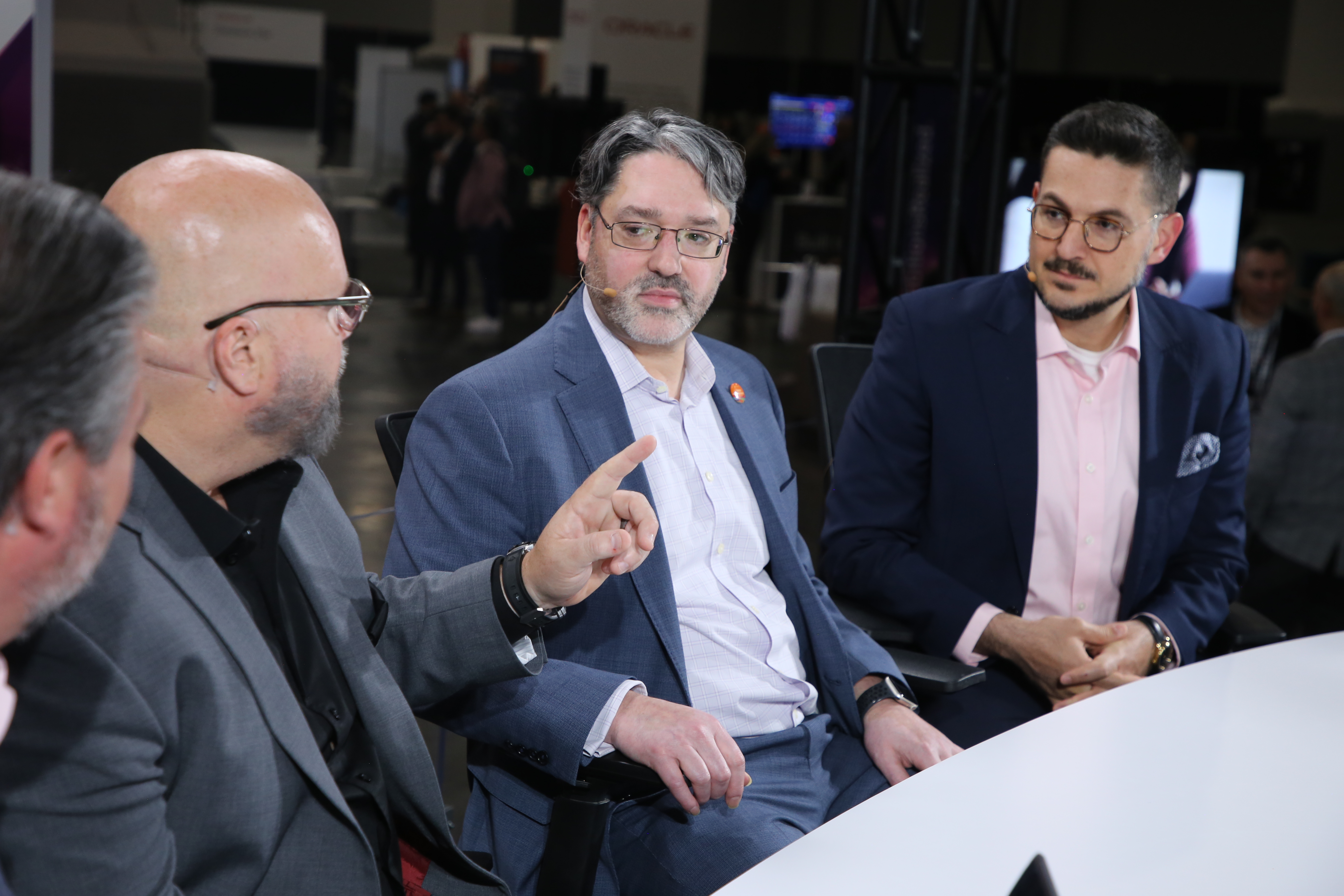 James Sizemore, insurance chief strategist at Informatica Inc., Jason Lindauer, senior director and global head of ESG products at Dun & Bradstreet Inc., and Levent Ergin, global head of ESG strategic alliance partnerships at Informatica., talk to theCUBE during Informatica World 2024 about the importance of climate risk insights when addressing climate change effects.